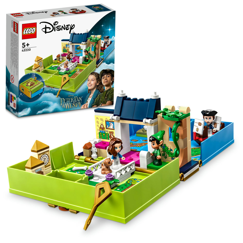 E-shop LEGO® ǀ Disney 43220 Petr Pan a Wendy a jejich pohádková kniha dobrodružství