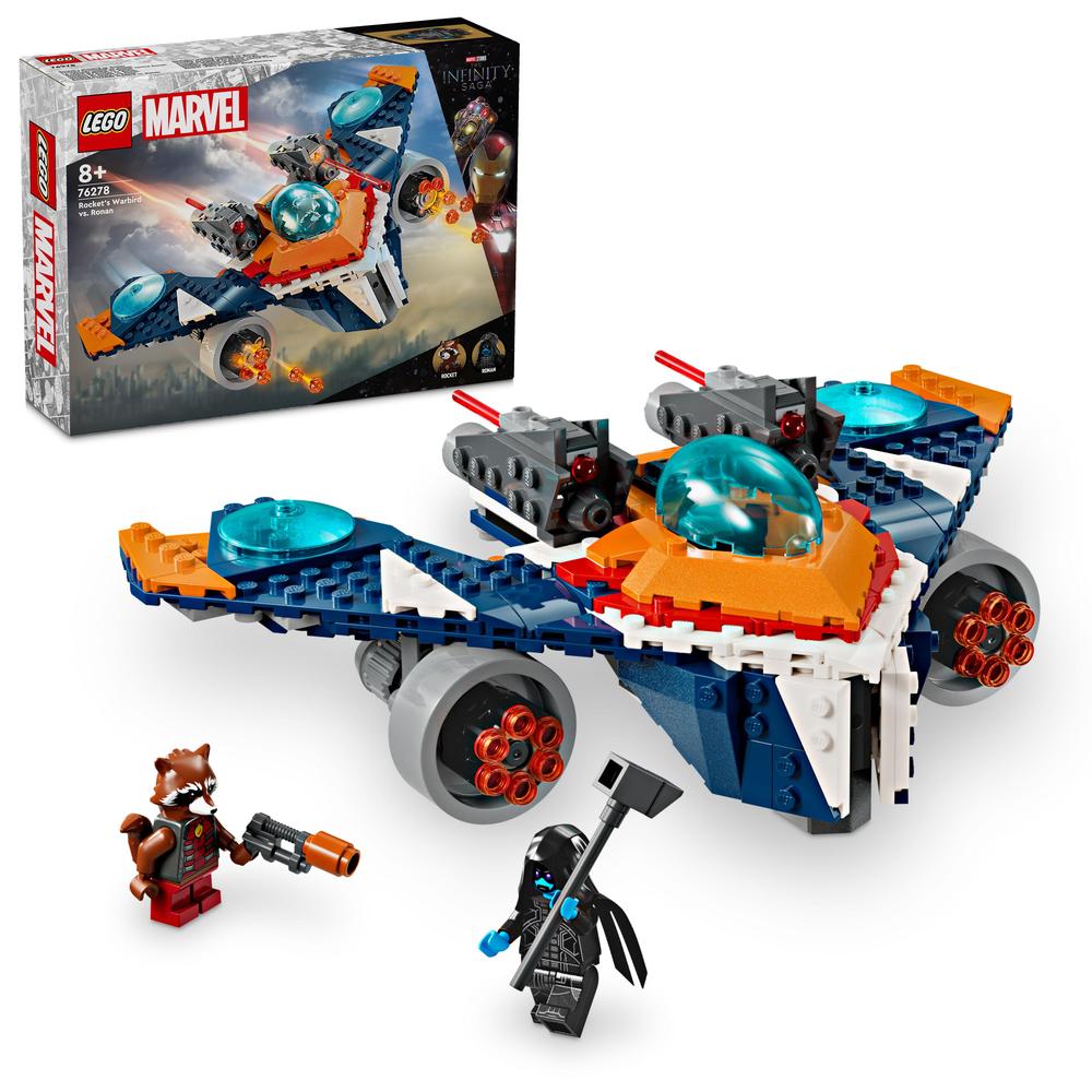 E-shop LEGO LEGO® Marvel 76278 Rocketův tryskáč Warbird vs. Ronan