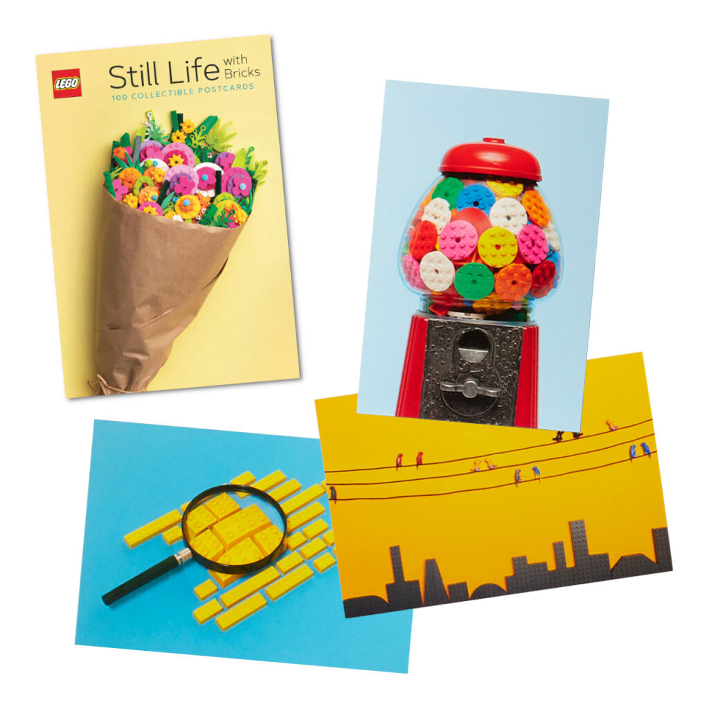 E-shop DVĚDĚTI Chronicle Books LEGO® Zátiší s kostkami 100 ks pohlednic