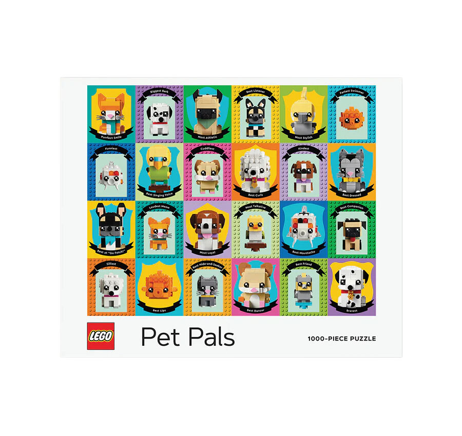E-shop DVĚDĚTI Chronicle Books Puzzle LEGO® Zvířecí kamarádi 1000 dílků