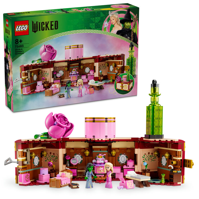 E-shop LEGO LEGO® Wicked 75683 Studentská kolej Glindy a Elphaby
