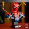 29041 2 lego marvel 76326 busta iron spider mana