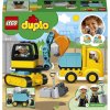 17532 6 lego duplo 10931 nakladak a pasovy bagr