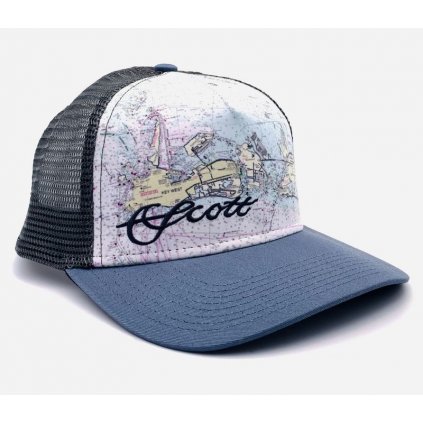 Florida Marine Chart Mesh Hat