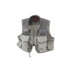 Rybářská vesta Simms Vertical Mesh Vest (Barva Steel, Materiál 100% Nylon s DWR zakončením; 100% polyester, Velikost XXL)