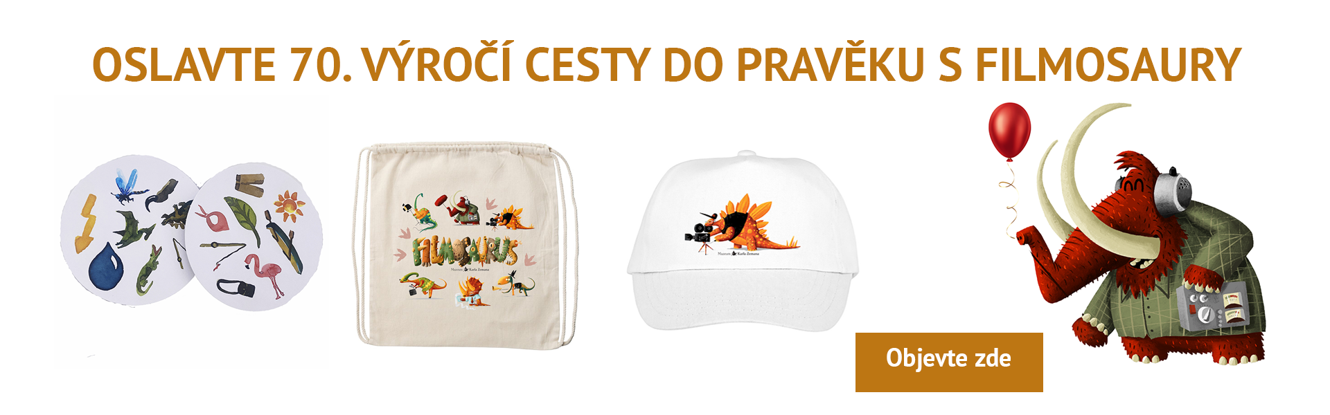 Oslavte 70. výročí Cesty do pravěku s filmosaury