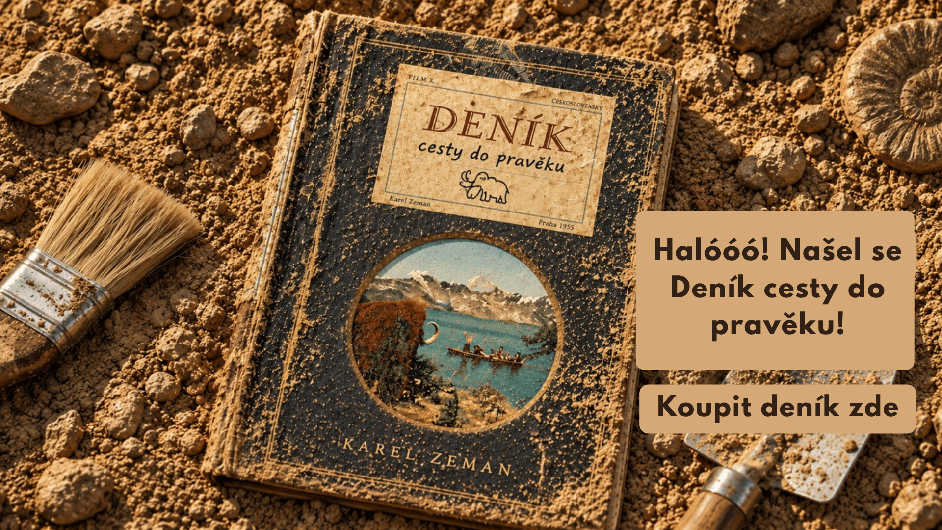 Deník cesty do pravěku web