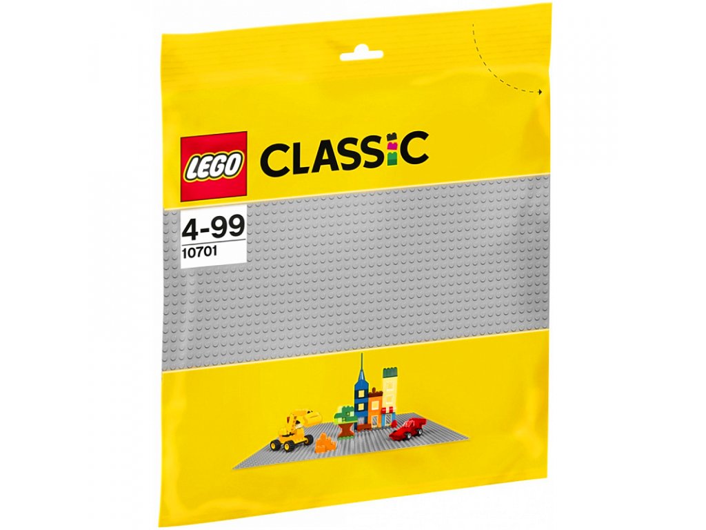 LEGO® Classic 10701 Sivá podložka na stavanie