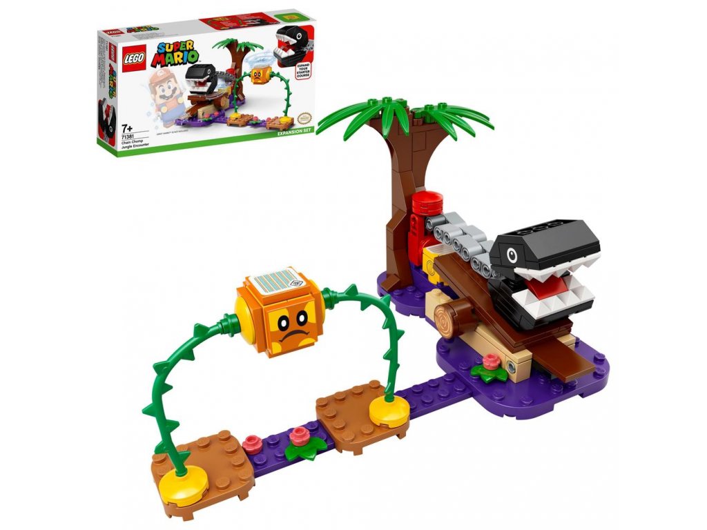 LEGO® SUPER MARIO™ 71381 Chain Chomp a setkání v džungli – rozšiřující set