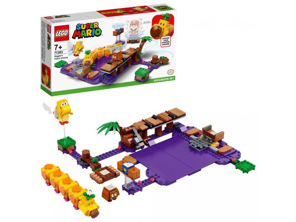 LEGO® SUPER MARIO™ 71383 Wiggler a jedovatý močiar – rozširujúci set
