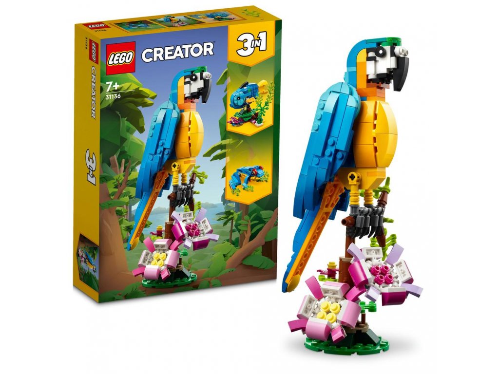 LEGO® Creator 3 v 1 31136 Exotický papoušek