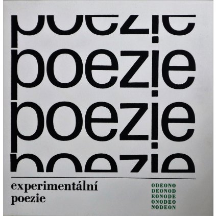 EXPERIMENTÁLNÍ POEZIE