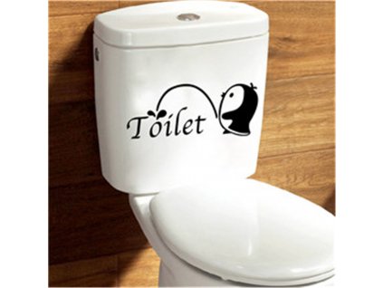 Samolepka na WC - Toilet Tučňák
