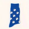 Ponožky modré s WC papírem