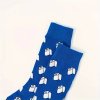 Ponožky modré s WC papírem