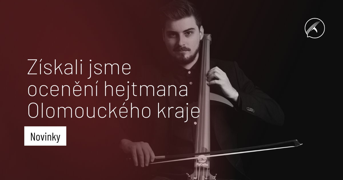 Získali jsme ocenění hejtmana Olomouckého kraje