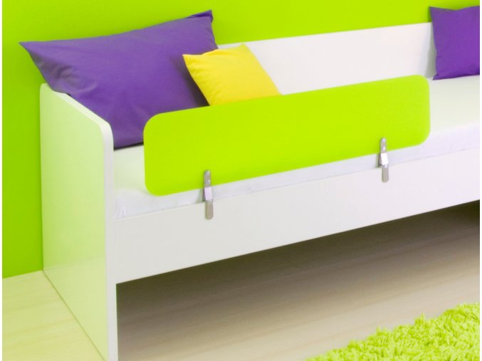 MYHM zábrana k posteli PLEXI různé barvy (barva zelená - kiiwi green)