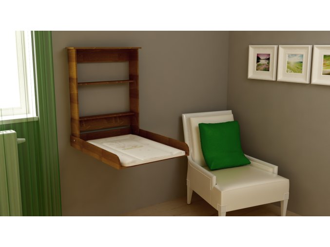 5815(2) myhm zavesny prebalovaci pult googy sklopny tmavy orech