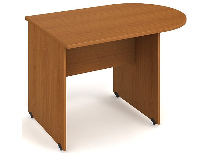 Office pro HOBIS GP 1200 1 - Stůl jednací oblouk 120 cm GATE (LTD DESKY HOBIS ŠEDÁ, LTD KORPUS HOBIS ŠEDÁ)