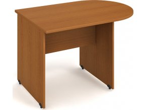 Office pro HOBIS GP 1200 1 - Stůl jednací oblouk 120 cm GATE (LTD DESKY HOBIS ŠEDÁ, LTD KORPUS HOBIS ŠEDÁ)