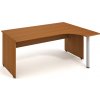 Office pro HOBIS GE 1800 L - Stůl ergo levý 180*120 cm GATE (BARVA KOVU ŠEDÁ, LTD DESKY HOBIS ŠEDÁ, LTD KORPUS HOBIS ŠEDÁ)