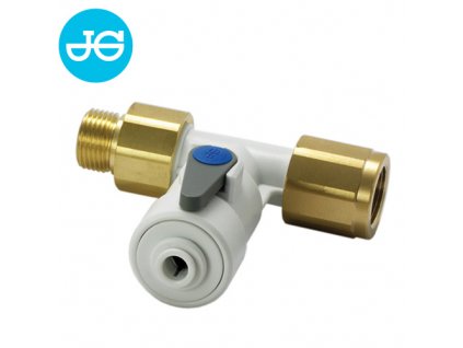 Připojovací ventil pro filtrační systémy 3/8"BSPx1/4" hadička