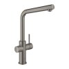 Sodobar do kuchyně Grohe Blue Home, s L-výpustí, kartáčovaný Hard Graphite 31454AL1