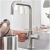 Sodobar do kuchyně Grohe Blue Home, s U-výpustí, supersteel 31456DC1