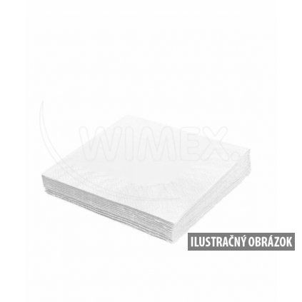 Servítky 24x24 2vr. 250ks biele 85900