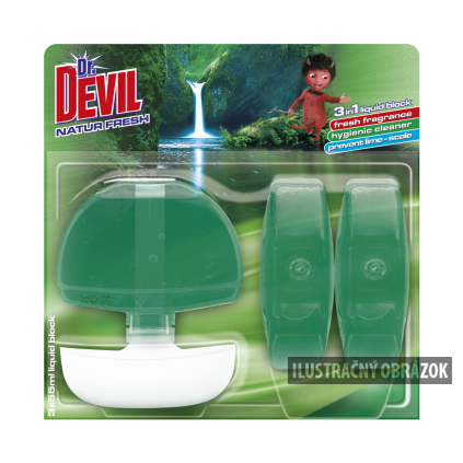 devil wc tekuky blok 3x55 natur fresh