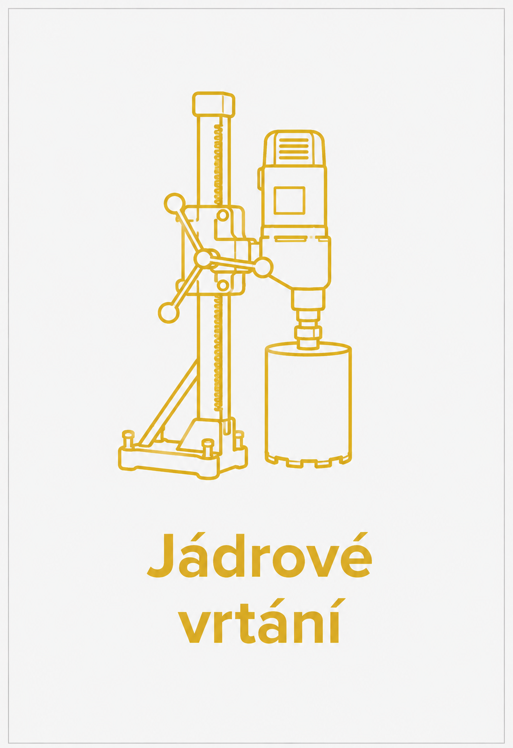 Diamantové jádrové vrtání, diamantové řezání drážek