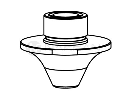 AM-DOUBLE NOZZLE O D4.0 AL CP