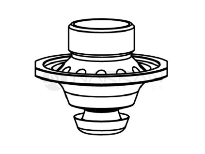 AM-NOZZLE O S2.0 FE  FIBER HCP WITH COLLAR (10 PACK)
