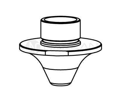 3956 am nozzle straight taper o 2 0 cp