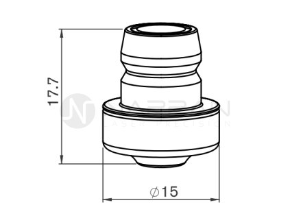 BY-DOUBLE NOZZLE O 1.7 NK PRECISION (10 PACK)