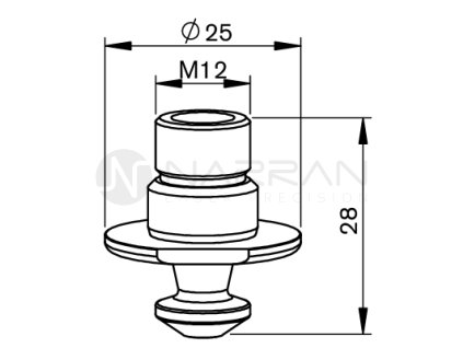 MZ-Nozzle pencil, O 1.5 mm HP CP