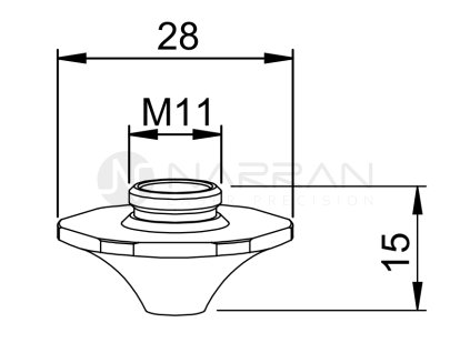 5537 raytools m11 single nozzle boost d 6 0mm original part