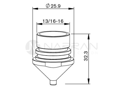 5681 am nozzle o 2 0 cp