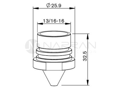 5684 am nozzle o 2 0 cp