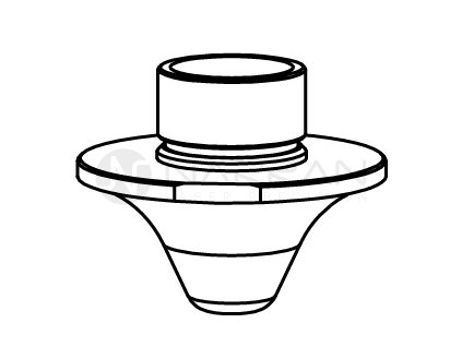 5780 am nozzle o 1 2 cp w concave