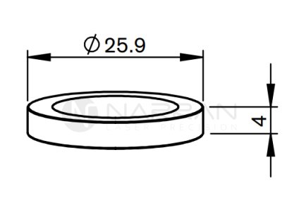 5945 by ceramic insulating disc new version