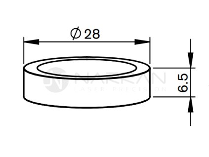5969 by ceramic insulating ring