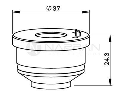 6095 hw ceramic nozzle holder