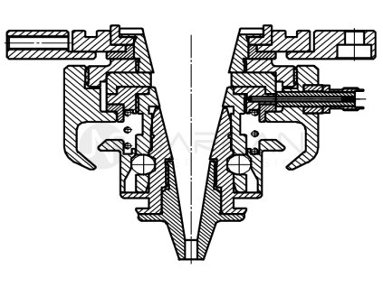 6116 mz h g head w ceramic spacer