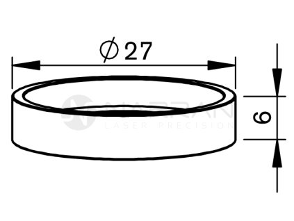 6227 mz ceramic spacer 27x5 5