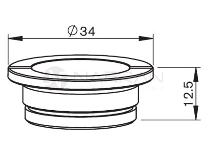 6332 mz h g retainer nut w cone