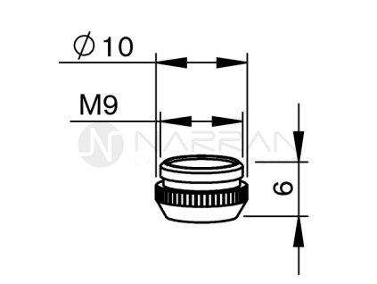 6374 mz vespel nut space gear