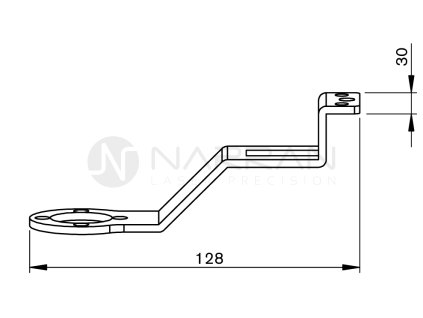 6464 mz stylus arm steel