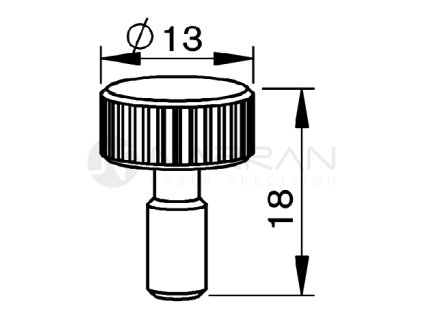 6809 mz mild steel bolt m5 x0 5