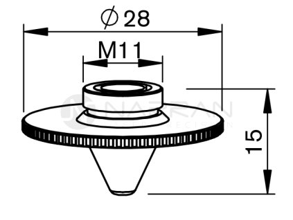 PT-3D DOUBLE NOZZLE O 1.2 - 1.5 CP